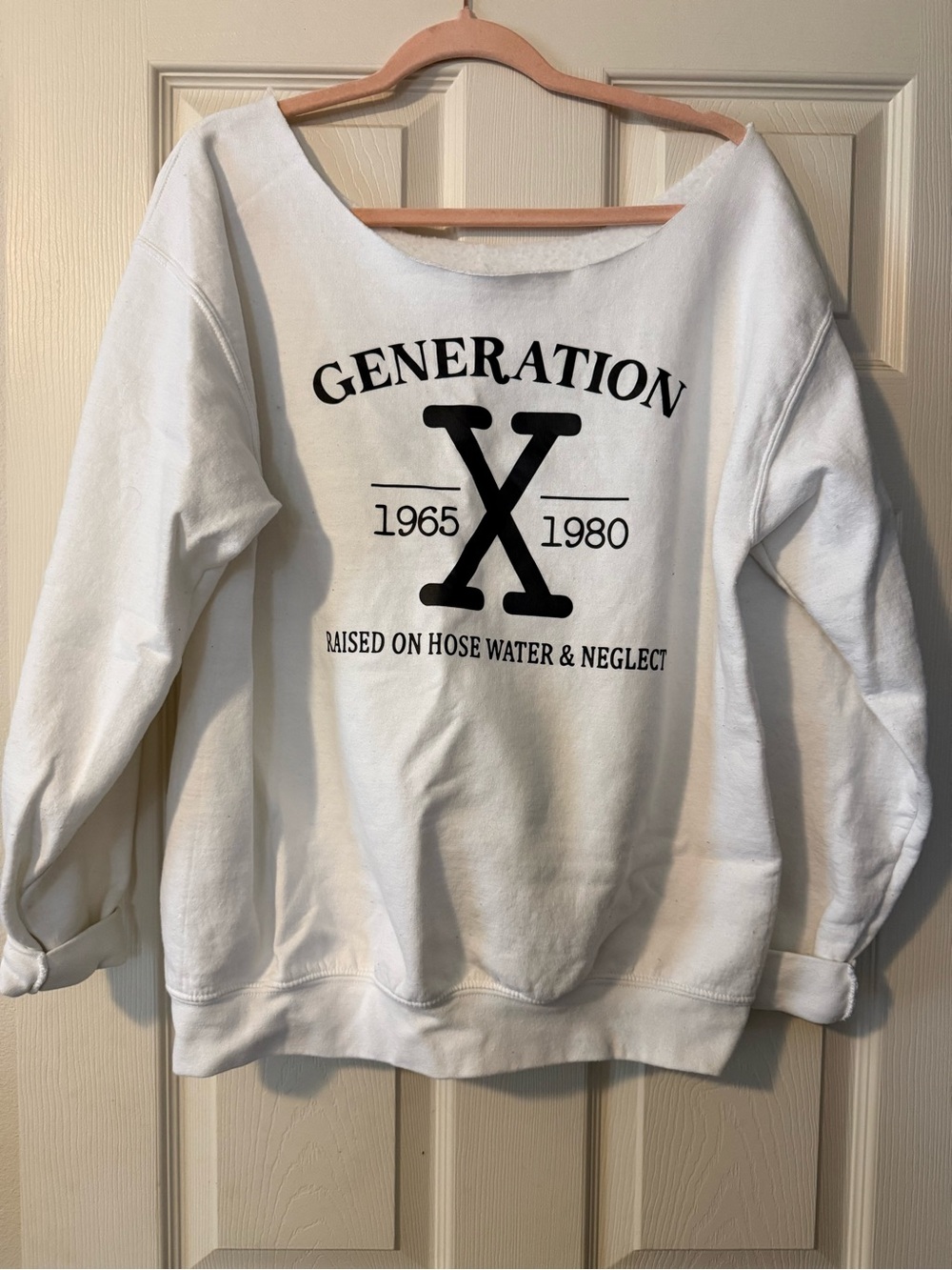 Generation X White Graphic Sweatshirt - Unbranded